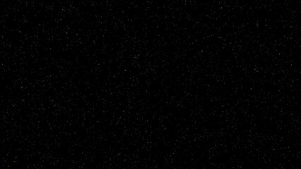 Colored Particle Dots Black Background