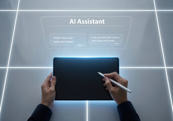 Holographic Tablet with AI Display