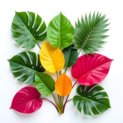 Beautiful Rain Forest Leaves