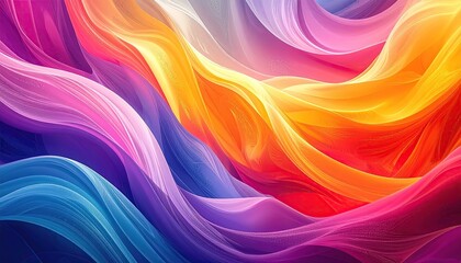 abstract colorful wavy background