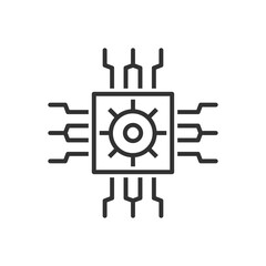 Processor Chip Icon