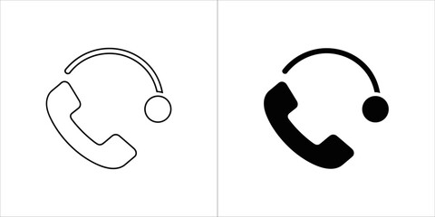Customer service call center support icon