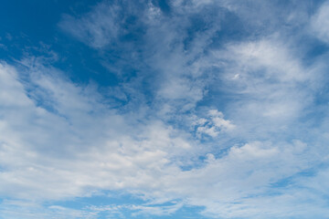 Gloomy sky with overcast clouds. Skyscape and cloudscape. Sky with clouds. Cloudy skyscape background. Cloudscape sky background. Cloud in the sky. Background with cloud. Celestial view