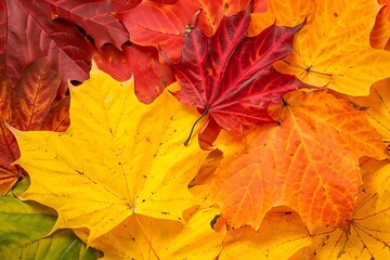 Obraz premium autumn leaves background