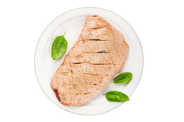 Duck breast raw poultry meat natural product tasty snack fresh delicious gourmet food background on the table rustic top view copy space