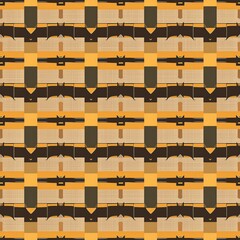 Geometric Bat Pattern on Beige Linen – Minimalist Scandinavian Halloween Vector Design