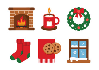 Christmas and New Year icon Sheet