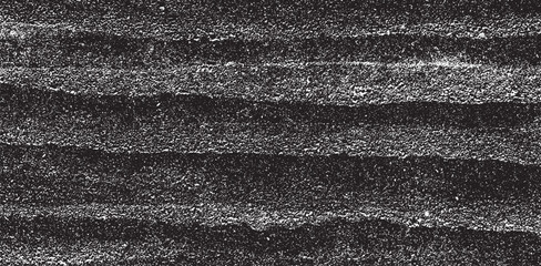 Monochrome texture composed of irregular graphic elements. Distressed uneven grunge background. Abstract vector illustration. Overlay for interesting effect and depth. Isolated on white background.