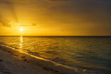 Golden Sunset at Holmes Beach, Anna Maria Island