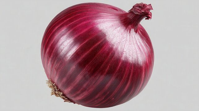 red onion isolated on ai generated by png