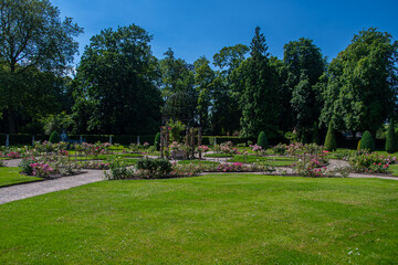 Garden of the castle complex 