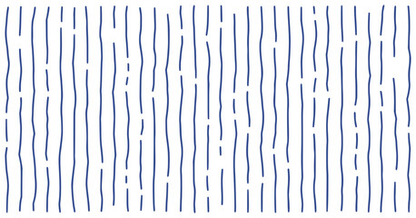 Fototapeta premium Blue Vertical Waves, Serene Hand Sketched Texture Ideal for Digital Interfaces and Print