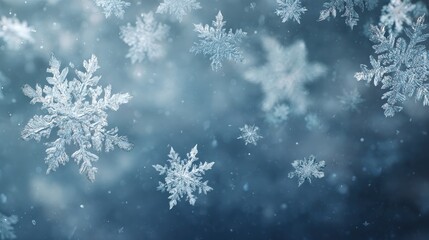 winter wonderland  a festive snowflake background for holiday cheer