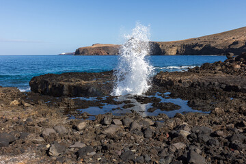 Las Salinas de Agaete a Puerto de Las Nieves a Gran Canaria, Spagna.