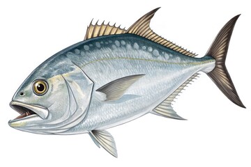 Fototapeta premium Majestic Fish Swimming in Ocean Waters During a Sunny Day