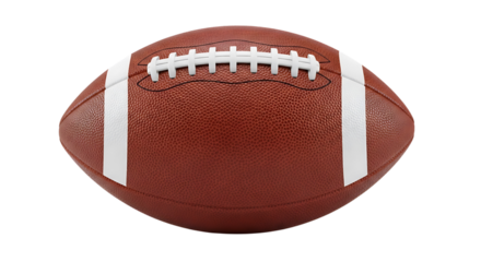 American football isolated on transparent background