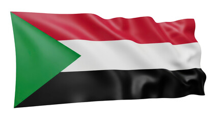 Obraz premium The waving national flag of Palestine with its distinctive black, white, green, and red stripes, isolated realistic cloth texture transparent PNG 4K (फिलिस्तीन झंडा)