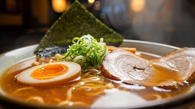 Delicious Ramen Bowl - A Culinary Delight in Every Slurp.