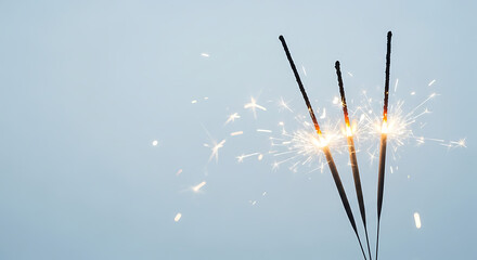 sparkler in the wind