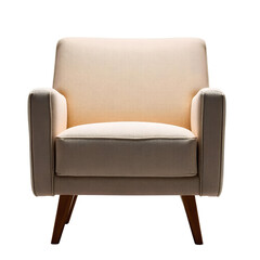 Photo of armchair isolated on transparent background
