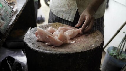Mastery in Action - Cutting Chicken with Precision