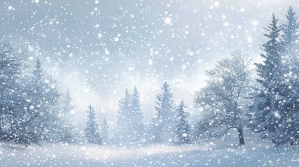 winter background snowflakes on a beautiful background christmas background for cards snowfall snowy nature landscape winter dust