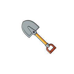 Short-Handled Shovel or Spade Icon