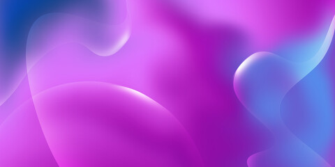 Illustration in the style of wave-shaped patterns with pink blue gradient for online work and presentations