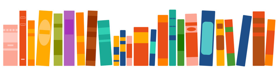 bookshelf vector. book minimalist set