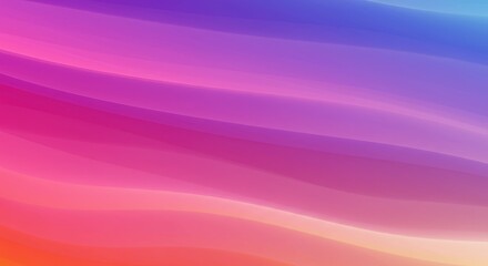 Gradient background features flowing layers of vibrant magenta, violet, and blue tones