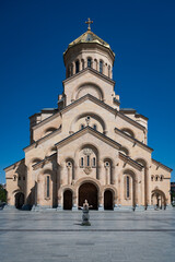  Exterior of Holy Trinity Cathedral in TBILISI, GEORGIA