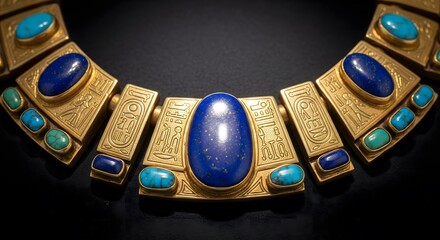 Royal Egyptian Jewelry Close-Up