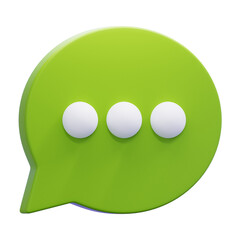 Messaging App Icon with Speech Bubble