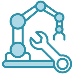 Maintenance Icon, Mini Illustration Relate To Industry 4-0, Modern Industry. Use For Modern Concept, Ui, Ux Web And App Development.