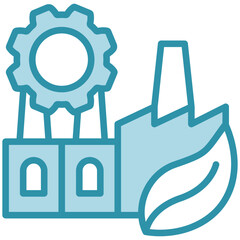 Manufacturing Icon, Mini Illustration Relate To Industry 4-0, Modern Industry. Use For Modern Concept, Ui, Ux Web And App Development.
