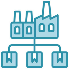 Network Icon, Mini Illustration Relate To Industry 4-0, Modern Industry. Use For Modern Concept, Ui, Ux Web And App Development.