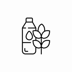 grain and water icon sign vector