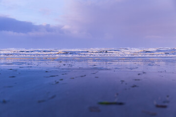 beach in the morning