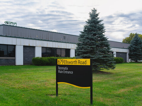 Rome, NY - Oct 12: Renmatix is a biotechnology company that converts woody biomass and plant feedstocks into industrial sugar for use in chemicals, adhesives, foam, and low‑carbon fuel