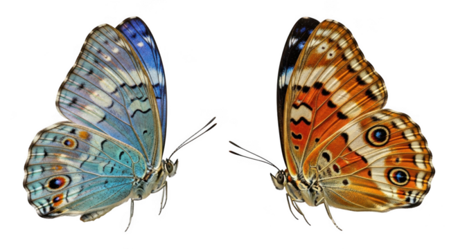 Butterfly isolated on transparent background