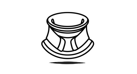 Stylized illustration of a cooling tower icon.