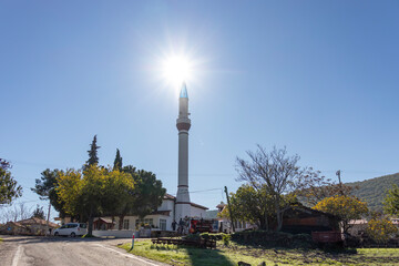 Obraz premium mosque in TURKEY in a village