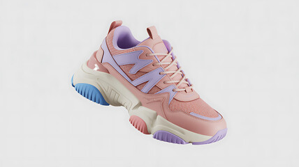 Stylish modern sneaker footwear design for fashion conscious individuals appeal