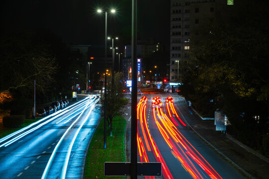 N&auml;chtliche Stra&szlig;e