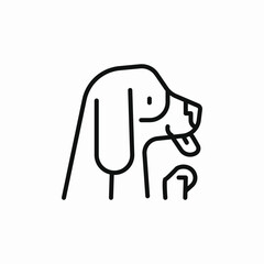 dog pet icon sign vector