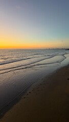Beach at Sunset in Southern California