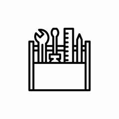 toolbox set icon sign vector