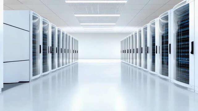 Modern Data Center Technology Efficient Server Room Storage and Equipment Infrastructure