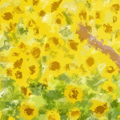 Various oil paintings, flowers, beautiful women, sheep scenery, lakes, plum blossoms, butterflies, misty clouds, and people in a fairyland on earth