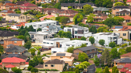 Modern and Traditional Homes in a Peaceful Suburban Area